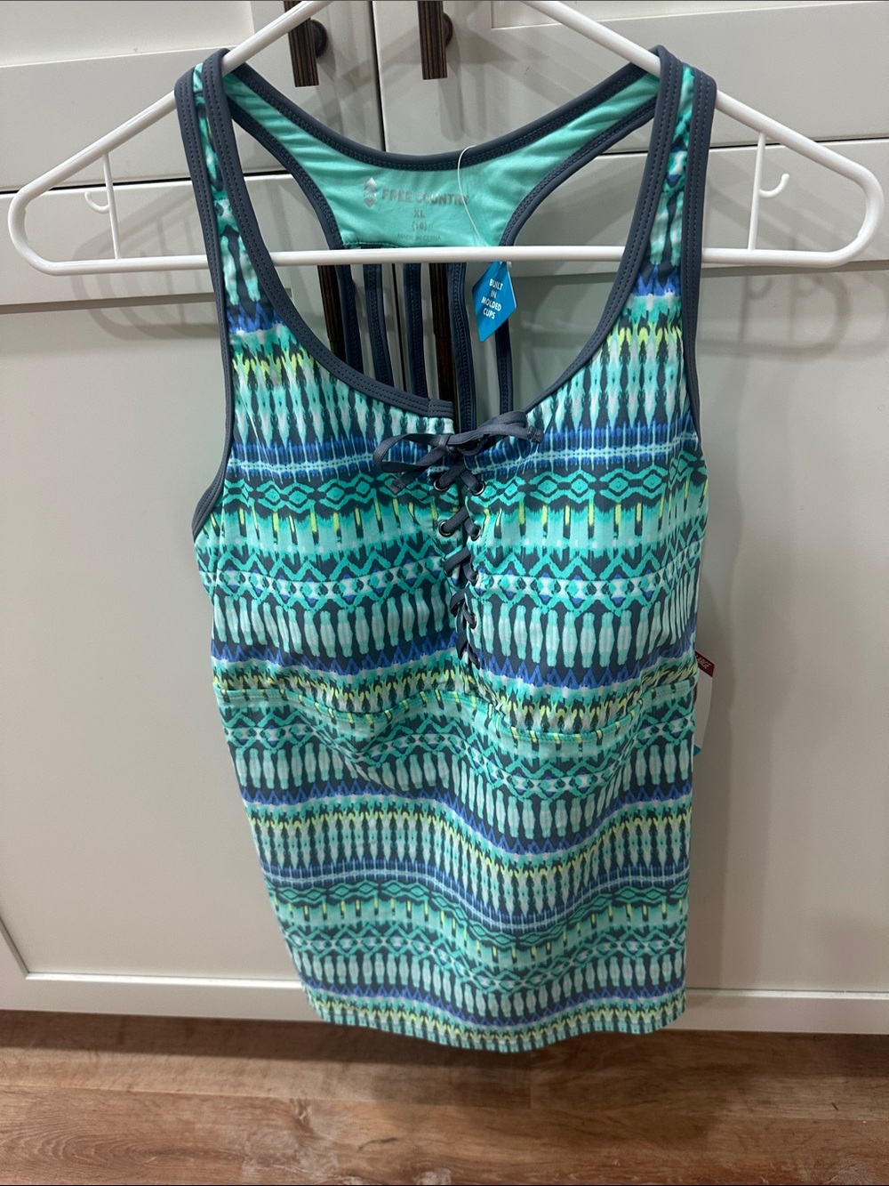 Free Country Swim Top X-Large New!